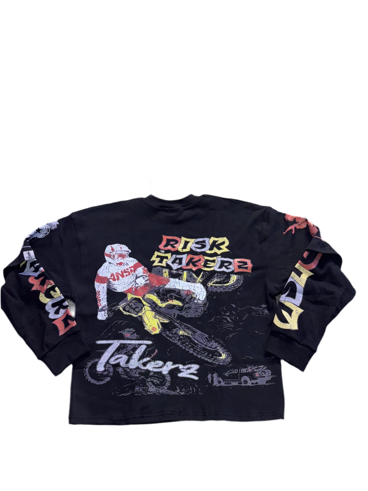 “ Black “ MOTOSPORT Doubled Sleeved Tee