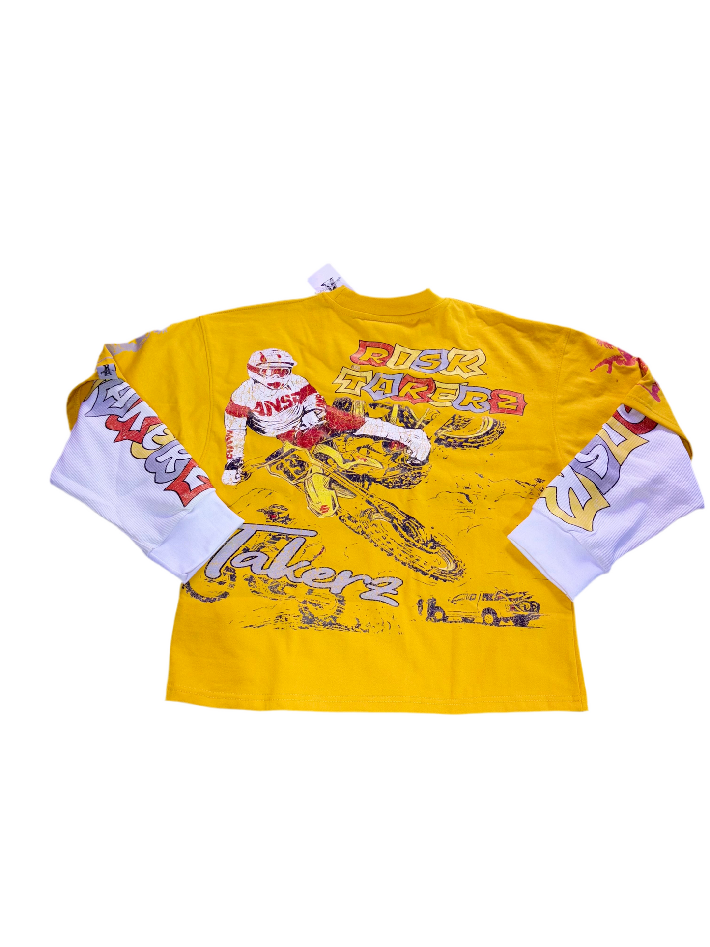 “ Race Yellow “ MOTOSPORT Doubled Sleeved Tee