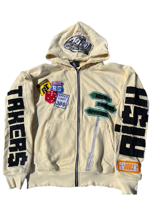 Creme R/T Zip Up