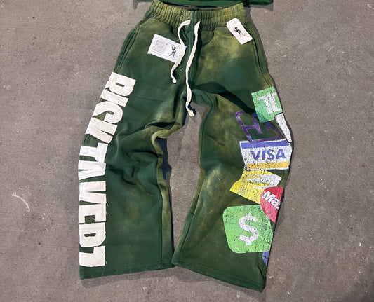 Forest Green Currency Sweats